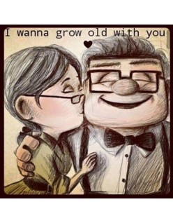 I Wanna Grow Old With you lyrics track